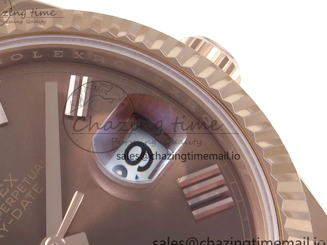Edition RG Best Weight) Noob on Roman A2836 Bracelet 228235 Dial President 1:1 Date 40 Day (Gain Brown 0503